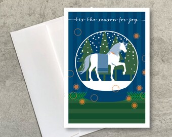 Holiday Card Horse / Holiday Snowglobe