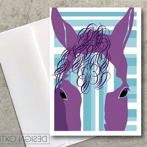 Carte pour chevaux équestre / Mme Milly
