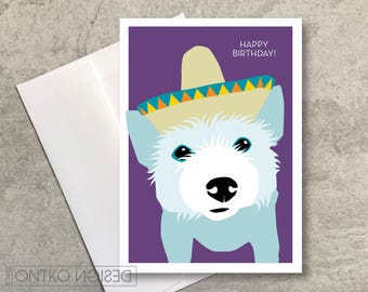 Horse Equestrian Birthday Card / Birthday Sombrero