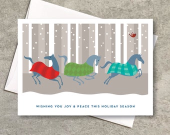 Holiday Card Horse / Holiday Horseplay