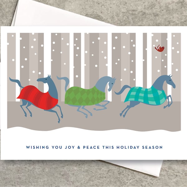 Boxed Horse Holiday Cards / Horseplay