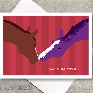 Cheval Équestre Saint-Valentin / Souhaits de la Saint-Valentin