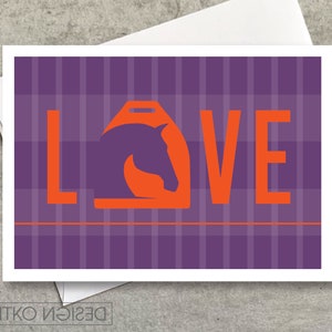 Horse Equestrian Notecard / Amour de cheval