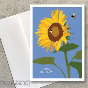 Carte d'anniversaire cheval équestre / anniversaire abeilles