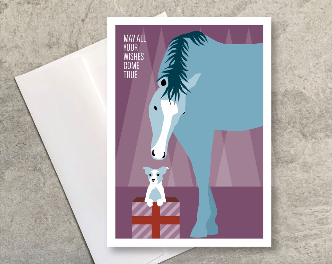 Boxed Horse Holiday Cards / Holiday Wishes Etsy