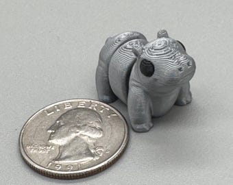 Mini hippo -micro mini fidget