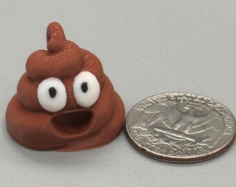 Baby poop emoji -micro mini fidget