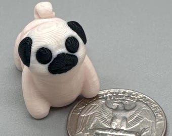 pug dog-micro mini fidget