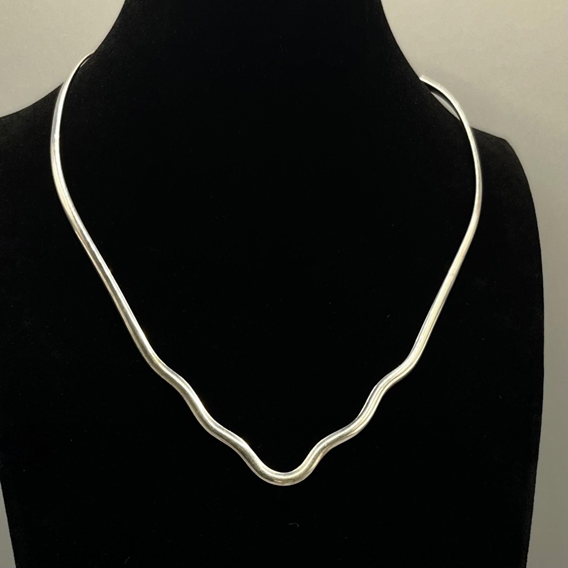 Vintage Sterling Silver Mexican Necklace - Etsy