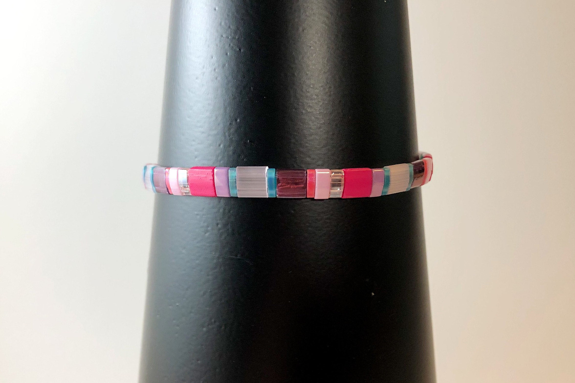 Schicke Handgemachte Tila Perlen Armband - Miyuki Flachperlen In Verschiedenen Farben Für Mädchen Und Damen