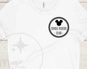 disney single rider shirt