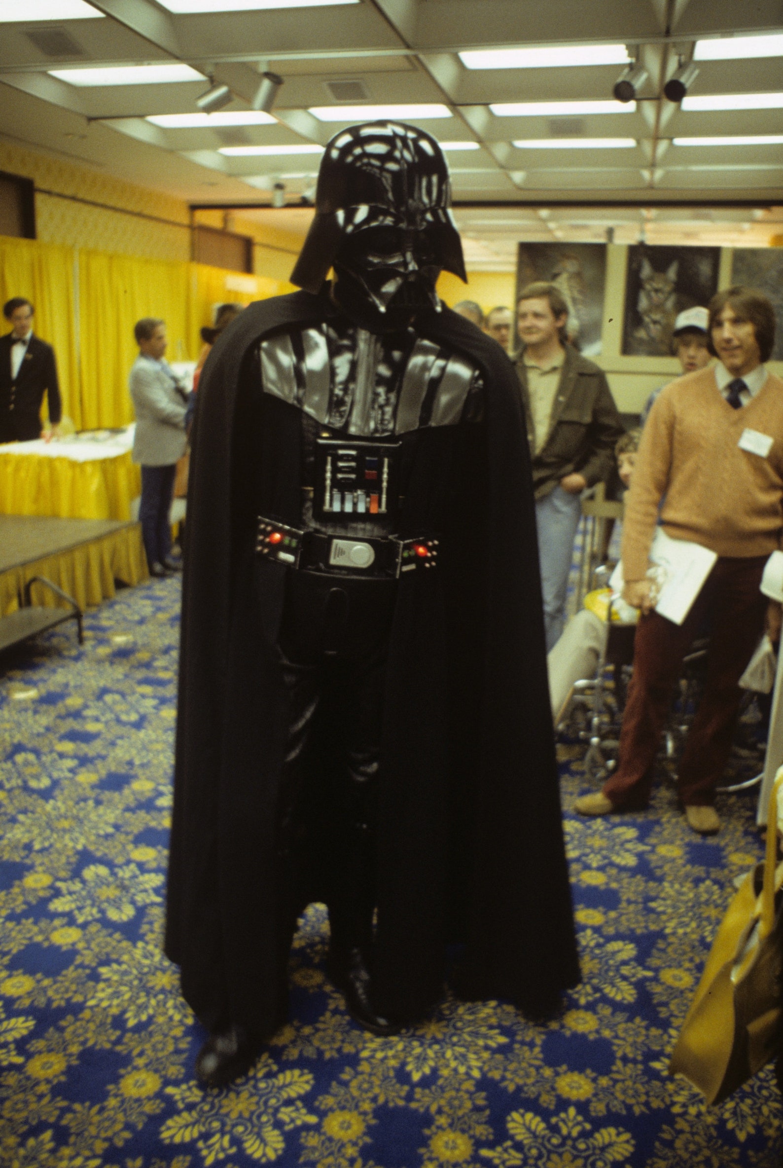 Vintage Rare 1970's Star Wars Darth Vader Movie Costume Photograph Picture 24 X 36 Size Poster