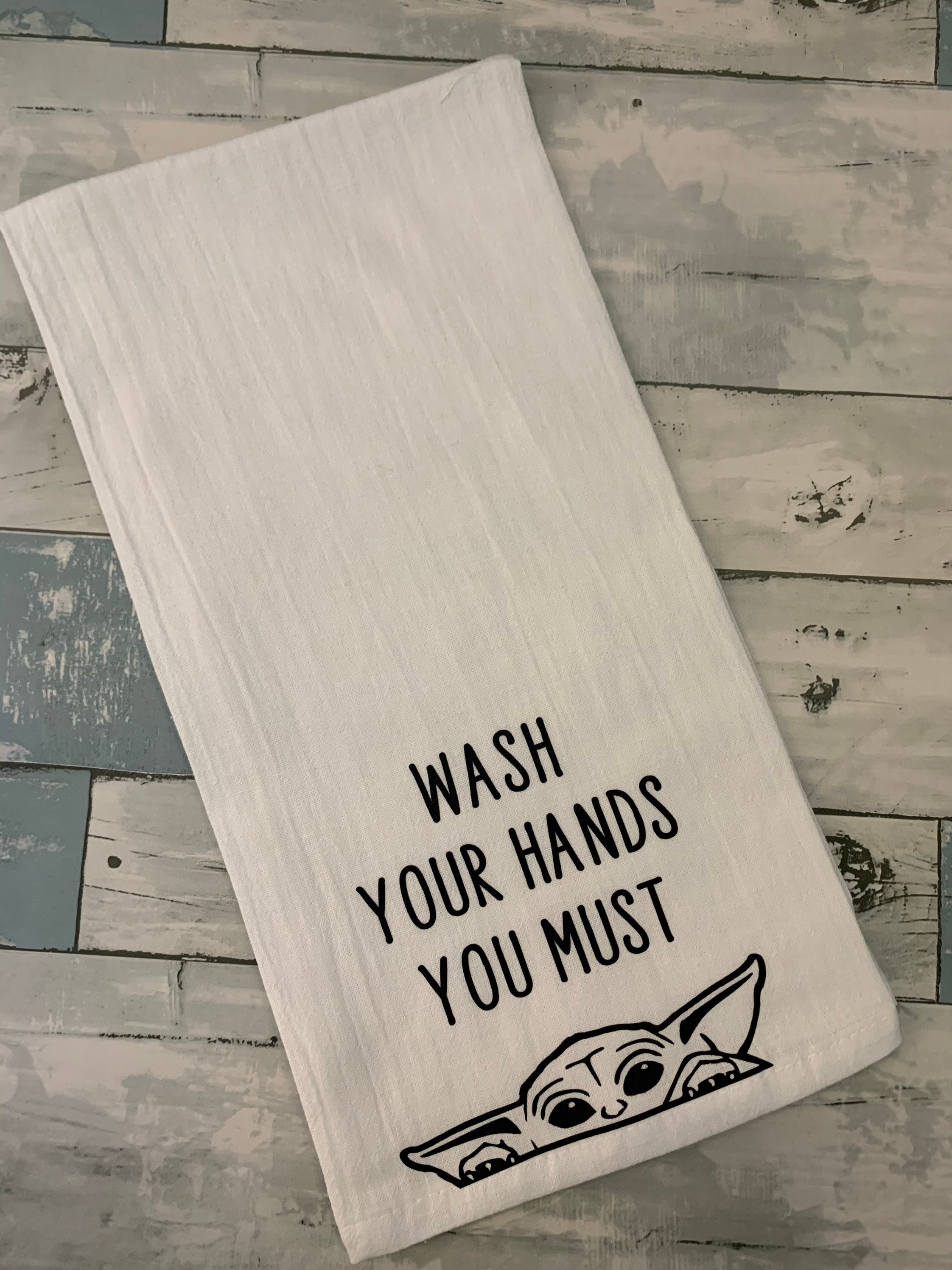 Baby yoda outlet hand towel