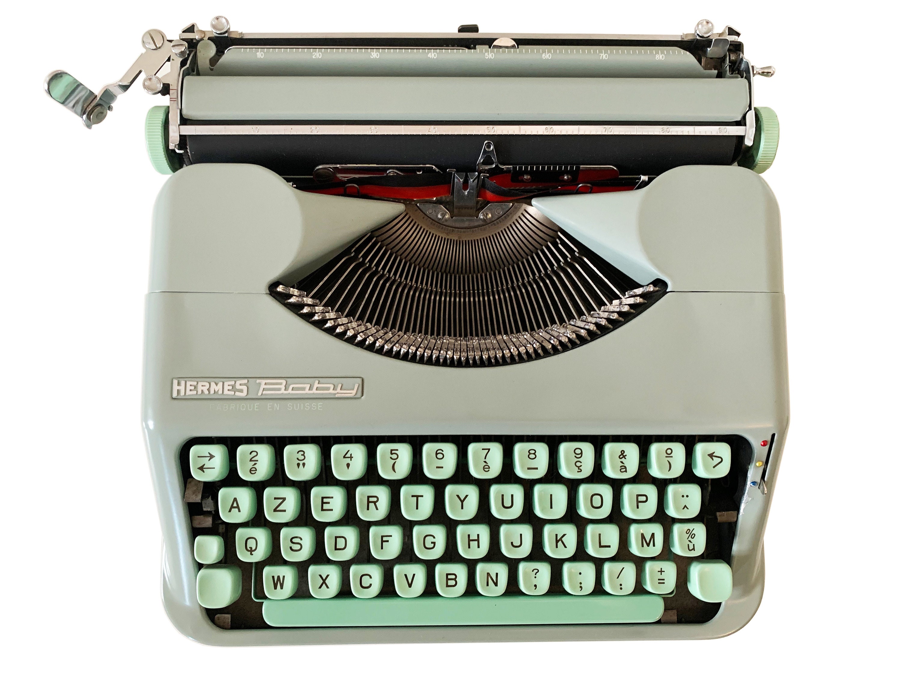 Typewriter Mint Green Hermes Baby Fully Cleaned and Serviced - Etsy