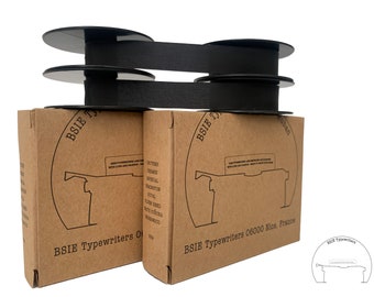 2 x Olympia Typewriter Ribbon - Black - DIN 2103