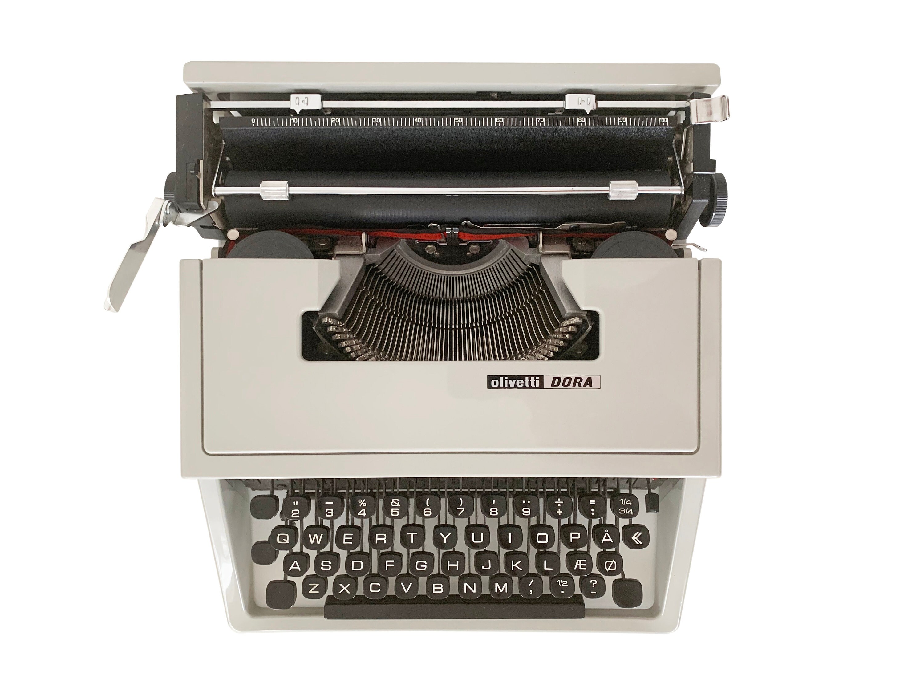 Machine à Écrire Olivetti Dora/Lettera 31 - Machine Vintage de Travail Cadeau Parfait Pour L'écrivai