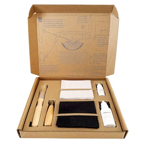 Typewriter Maintenance Kit - Dust Brush - Typewriter Oil - Polishing Cream - Typebar Cleaner - Fibre Clothes - BSIE Typewriters