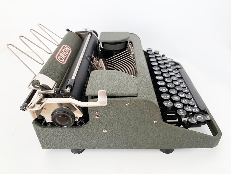 QWERTY perfectly working VERY Rare Orion Typewriter Christmas Gift