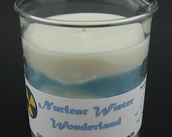 Christmas Holiday Beaker Candle (400 mL Volume)