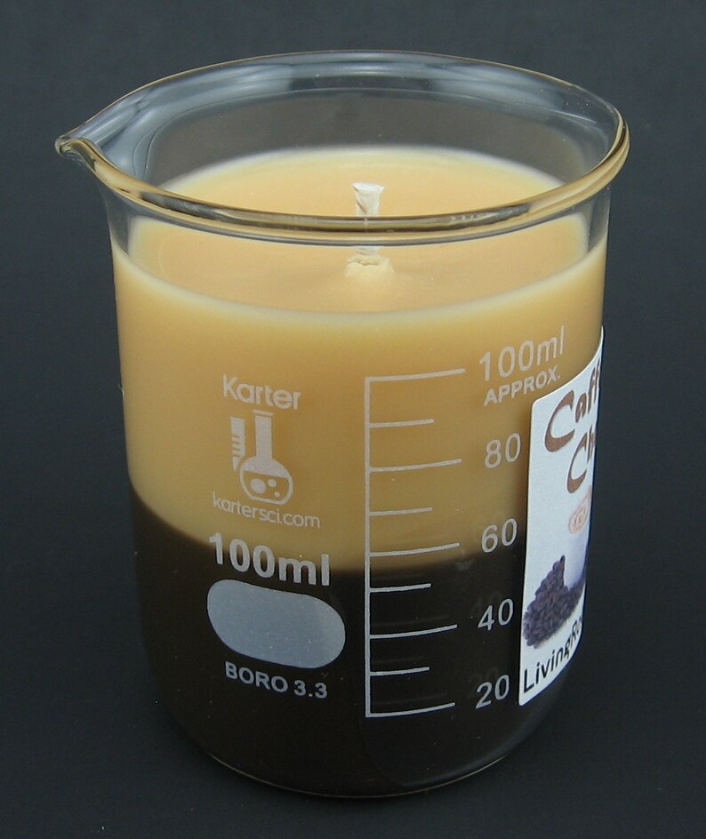 Mini Chemistry Beaker Candle 100 mL Volume Etsy