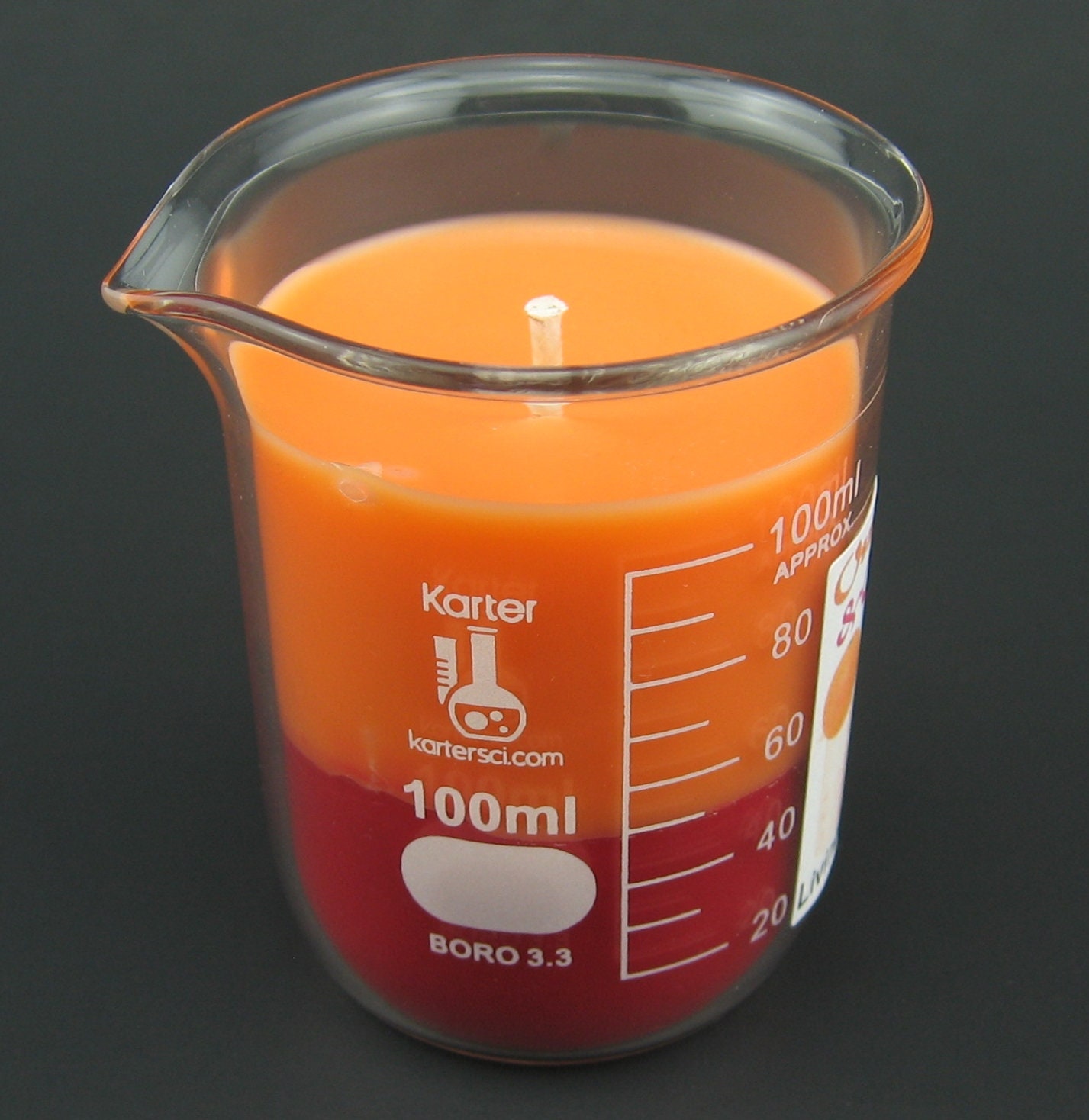 Mini Chemistry Beaker Candle 100 mL Volume Etsy