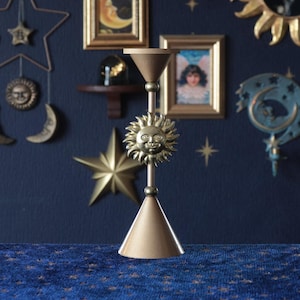 Sun candle holder