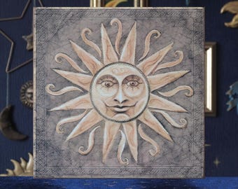 90s Vintage Celestial Cherubs Sun & Moon Montefiori