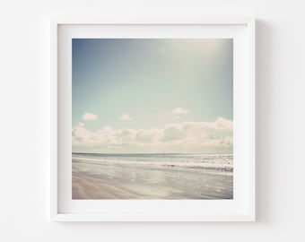 Beach Framed Print, Canvas or Print - Coastal Decor, Coastal Framed Art