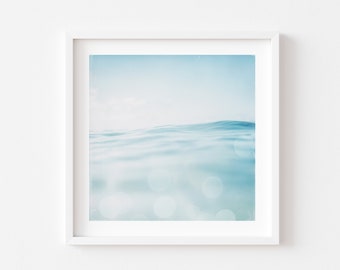 Ocean Framed Print, Canvas or Print - Abstract Ocean Wall Art