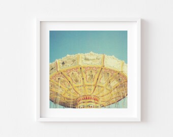 Carnival wall art Framed Print, Canvas or Print - retro nursery wall decor