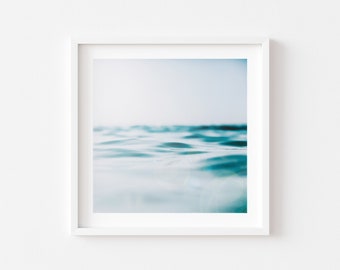 Abstract ocean Wall Art Framed Print, Canvas or Print