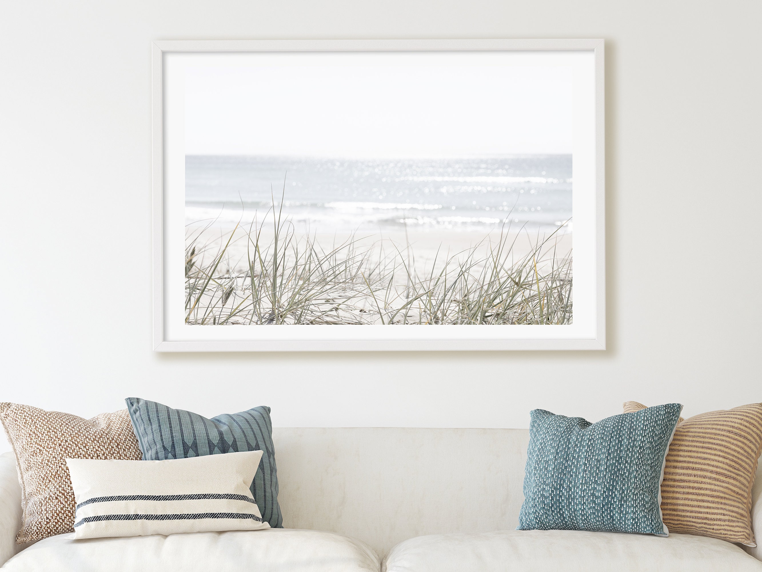 Coastal Wall Art Available as a Framed Print, Canvas or Print Sea Grass ...