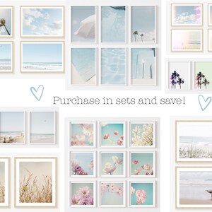 Neutral Beach Framed Print, Canvas or Print Calming Coastal Decor image 9