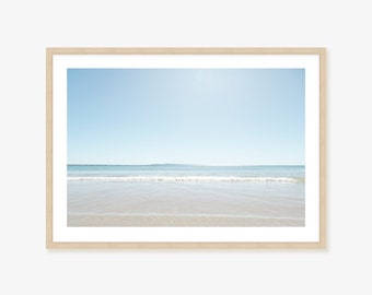 Noosa Beach Framed Print, Canvas or Print -coastal Australian Ocean Wall Art