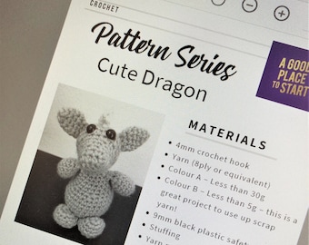 Crochet your own Amigurumi dragon