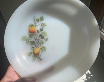Lot De 9 Assiettes Arcopal Vintage France - Modèle Scania - 6 Creuses, 3 Plates - 70's