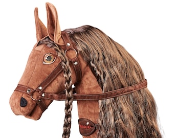 Ponnie realistic Hobby Horse Hazel A3 with combable mane