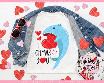 Download Valentine Shark Svg Etsy