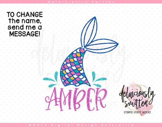 Free Free 319 Mermaid Tail With Name Svg SVG PNG EPS DXF File