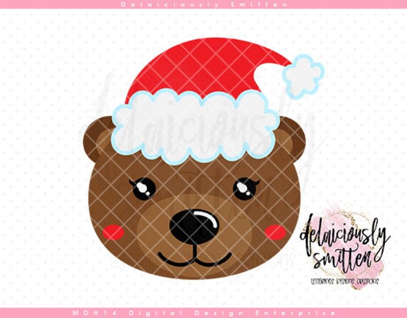 Christmas Bear SVG Bear SVG Christmas SVG Christmas Decor | Etsy