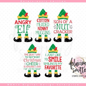 Elf BUNDLE SVG, Weihnachten Bundle SVG, Elf Svg, Elf Hut Svg, Elf Schuhe Svg, Urlaub Svg, Instant Download, Digital druckbare Svg Dxf jpg png