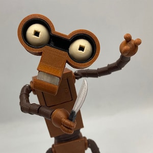 Roberto - Figurine articulée Bendy imprimée en 3D