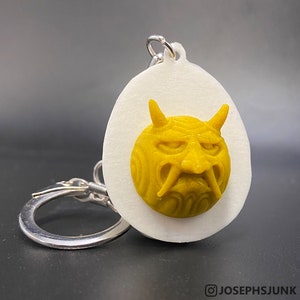 Deviled and Boiled Egg keychains - 2 variations - 3D printed