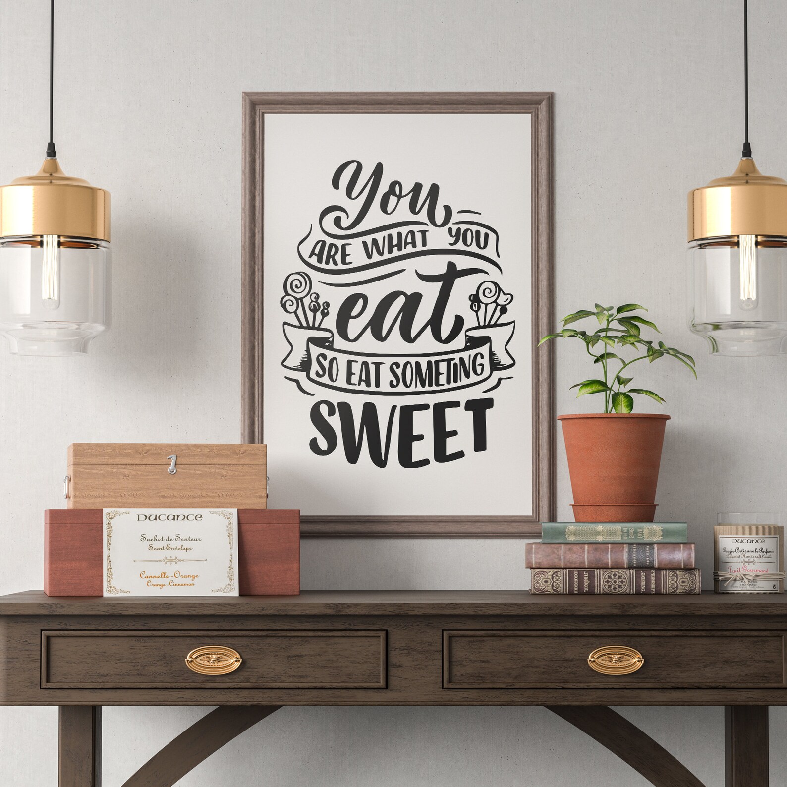 You Are What You Eat Quote Poster Print Printable Poster Etsy