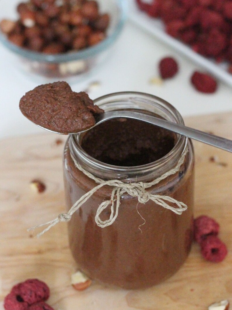 Vegan Hazelnut Date Cocoa Spread 300g. in 2 min. Vegan Nutella Etsy