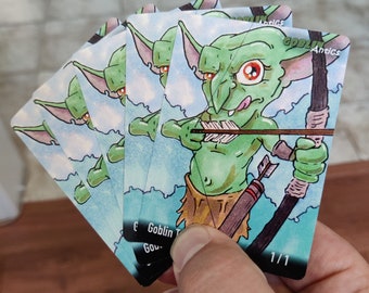 5 Goblin (Archer) Tokens for Magic the Gathering