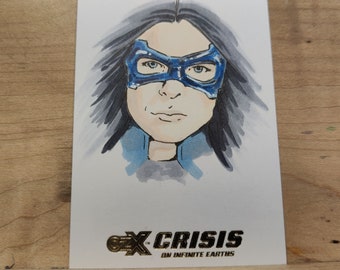 Cryptozoic DC Crisis - Artist Return - Licensed Sketch Card