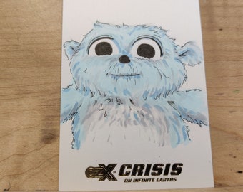Cryptozoic DC Crisis - Artist Return - Licensed Sketch Card