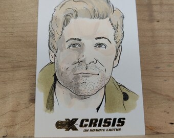 Cryptozoic DC Crisis - Artist Return - Licensed Sketch Card