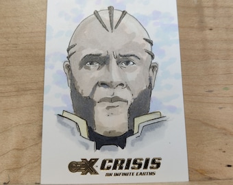 Cryptozoic DC Crisis - Artist Return - Licensed Sketch Card